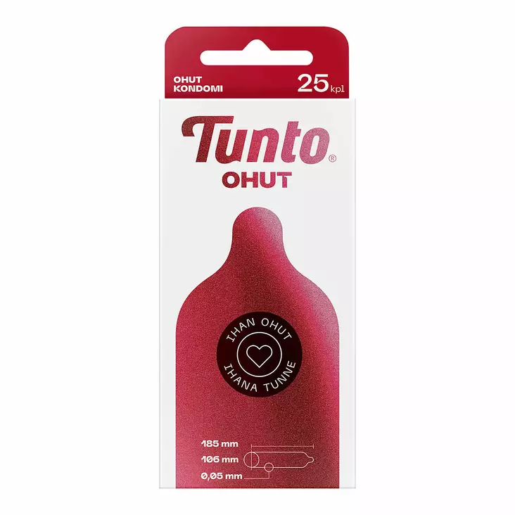 Tunto Ohut - Kondomi, 25 kpl - Kondomit - 49039-1 - 1