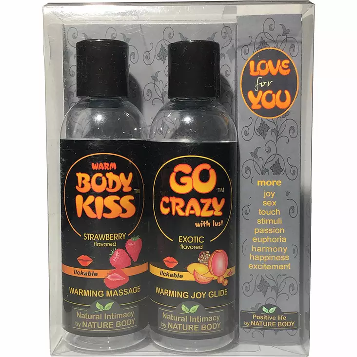 Nature Body Love for You - Lahjapakkaus, 2 x 100 ml - Hierontaöljyt - 40042 - 1