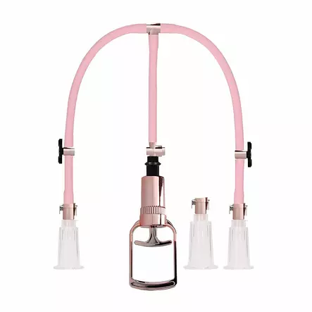 Pumped - Klitoris- ja nännipumppusetti - Naisen itsetyydytys - 41444 - 1