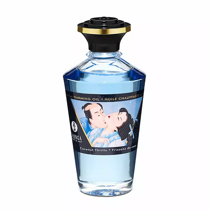 Shunga - Lämmittävä hierontaliukaste, 100 ml Coconut Trills - Hierontaöljyt - 40427-1 - 1